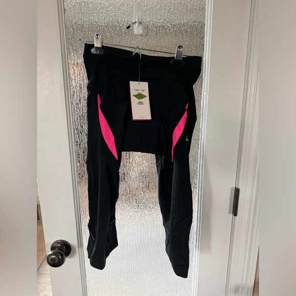 Women’s padded cycling 3/4 pants leggings - Picture 1 of 4